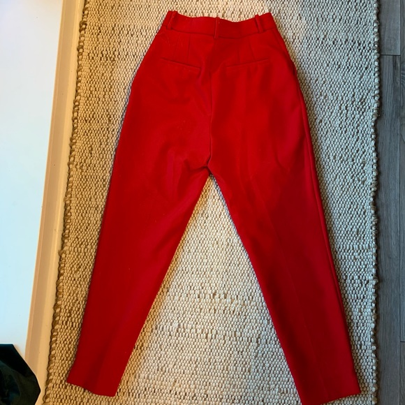Vintage look red dress pant - Picture 2 of 2